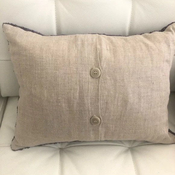 West Elm Boucle Purple Pillow Cover - Picture 4 of 5